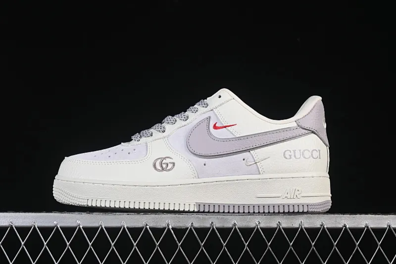 All categories Nk Air Force 1 Air Force series Nk Air Force 1 Low Air Force low-top Nike Air Force 1'07 Low Gucci co-branded white light brown Air Force 1 low-top casual sneakers YF9511-807